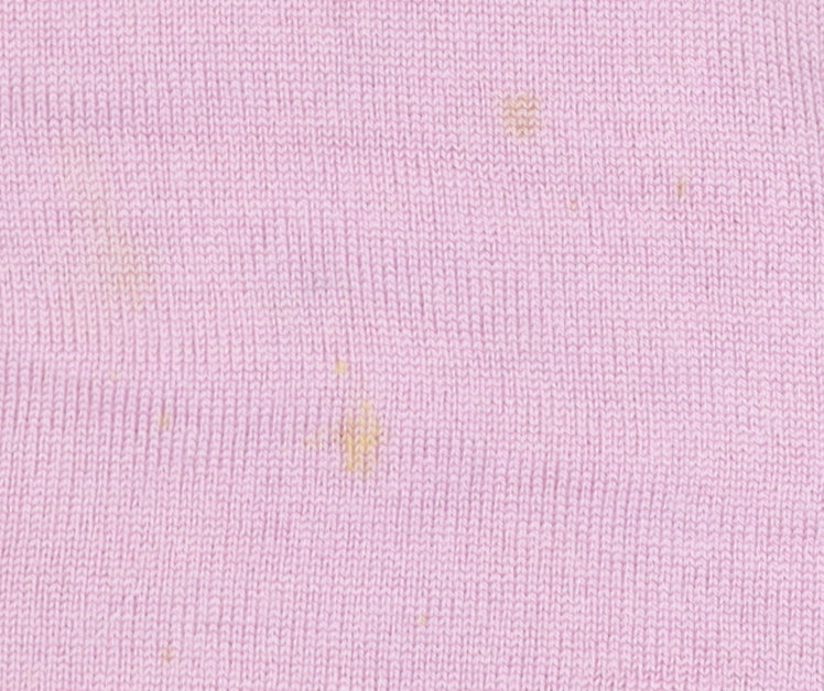 EWM Women's Pink High Neck Wool Jumper, XL, Long Sleeve
