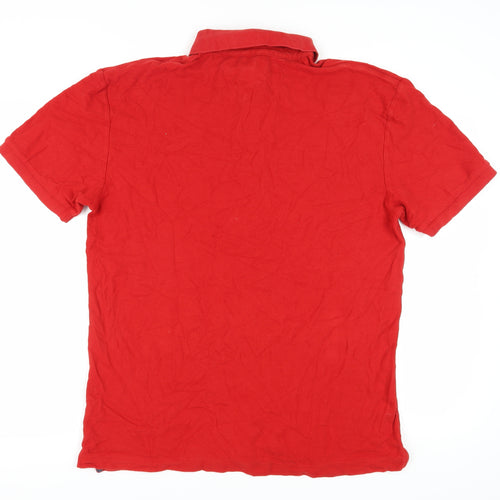 Tommy Hilfiger Men's Red Slim Fit Polo 2XL