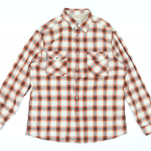 Mantaray Men's Multicoloured Plaid Shirt L