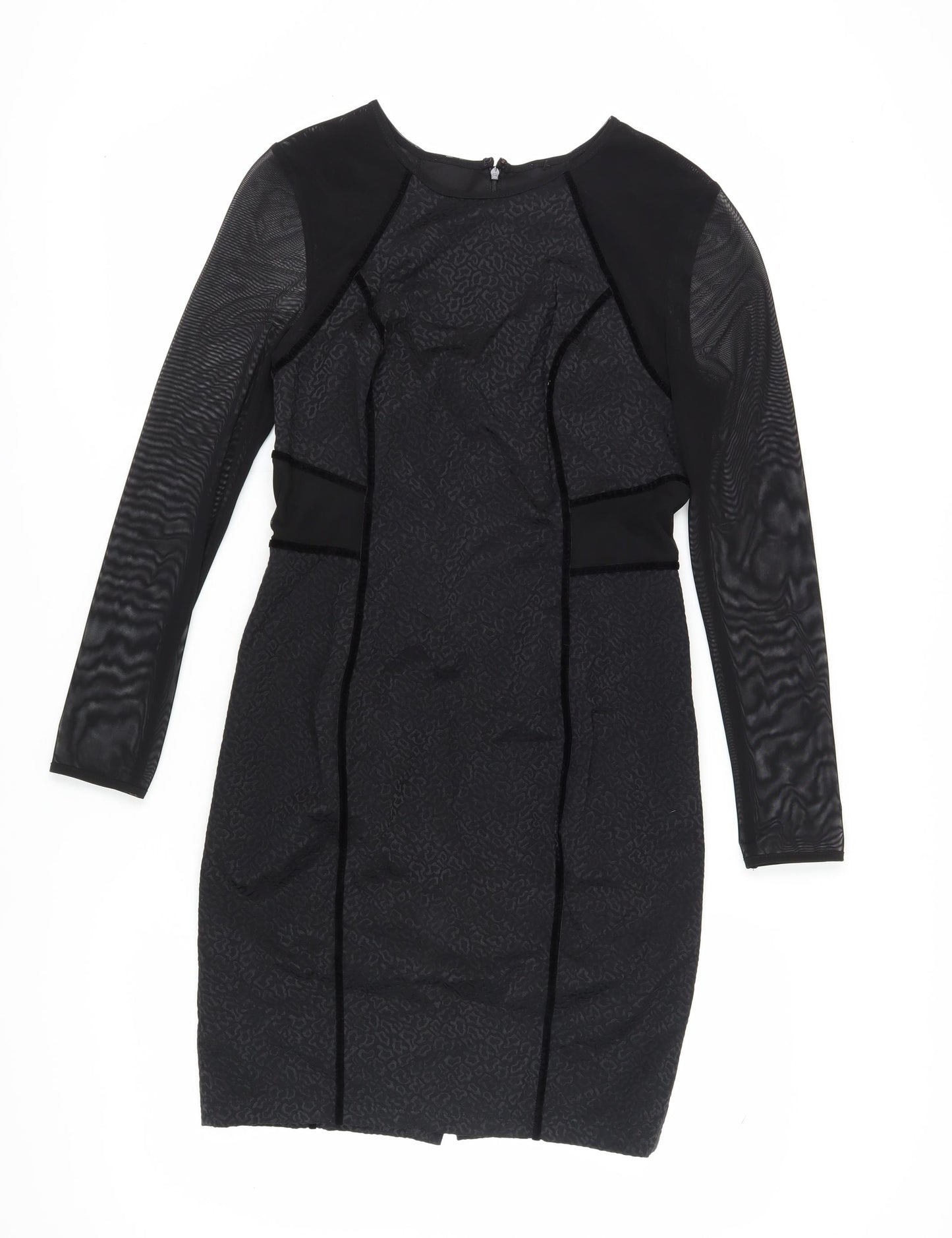 Marks and Spencer Women’s Black Animal Print Bodycon Dress