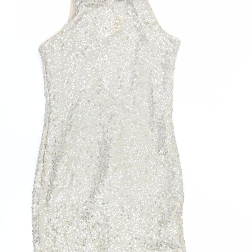 Holister Women's Silver XS Bodycon Party Dress