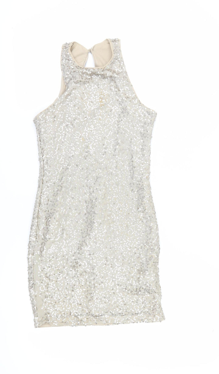 Holister Women's Silver XS Bodycon Party Dress