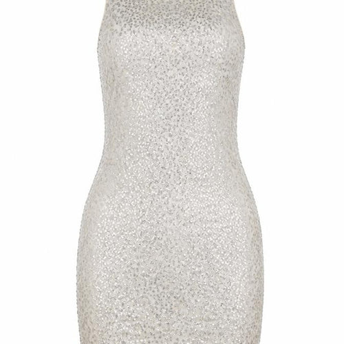 Holister Women's Silver XS Bodycon Party Dress