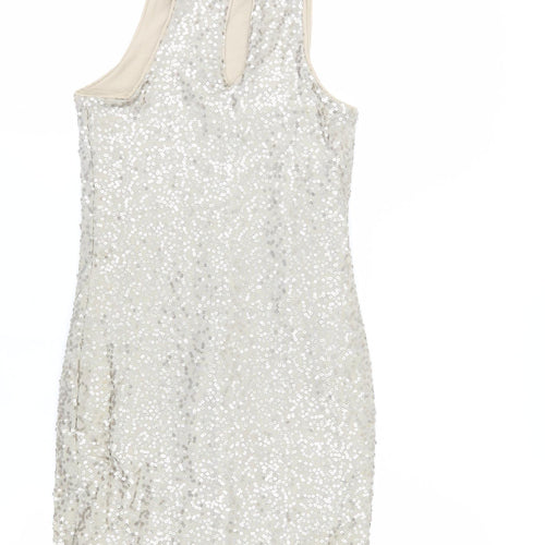Holister Women's Silver XS Bodycon Party Dress