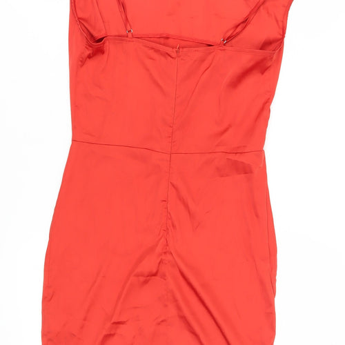 Parisian Women's Red Slip Dress Size 12 Tall