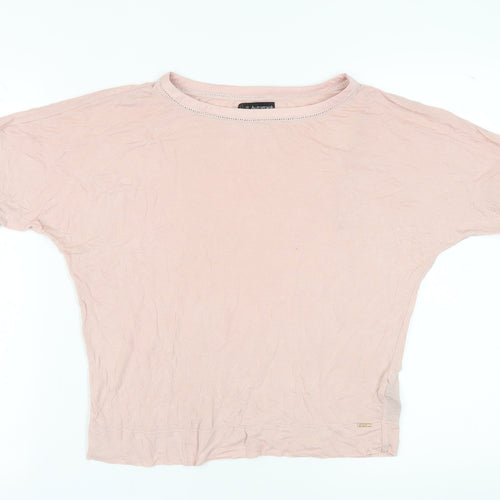 Marks and Spencer Women’s Pink Crew Neck T-Shirt Size 10