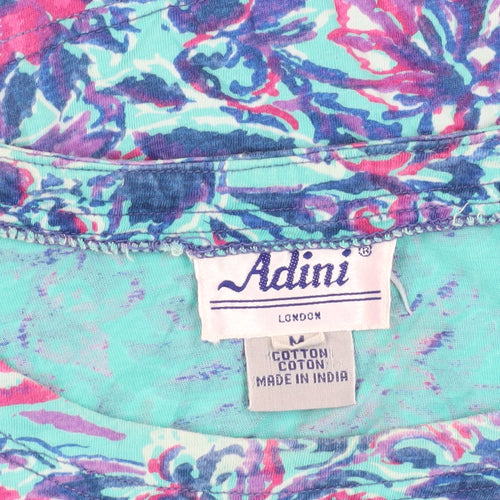 Adini Women's Multicoloured Floral Tank Top, Size M