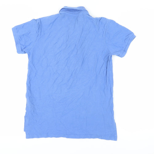 James Caxton Men's Blue XS Polo Shirt - Short Sleeve Cotton