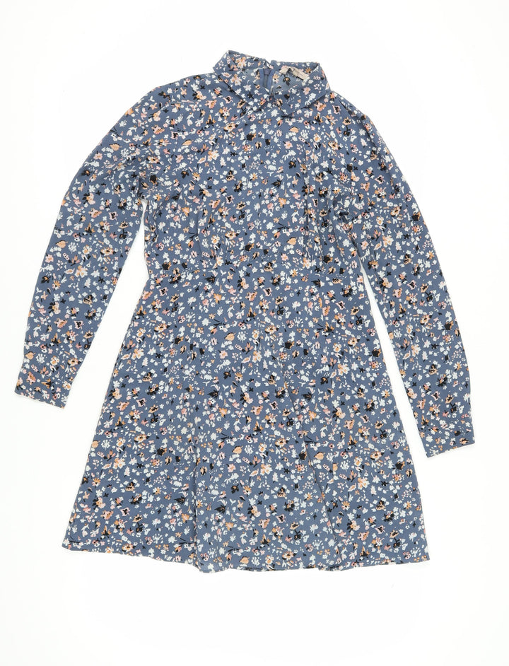 Marks and Spencer Women’s Blue Floral Shirt Dress 12
