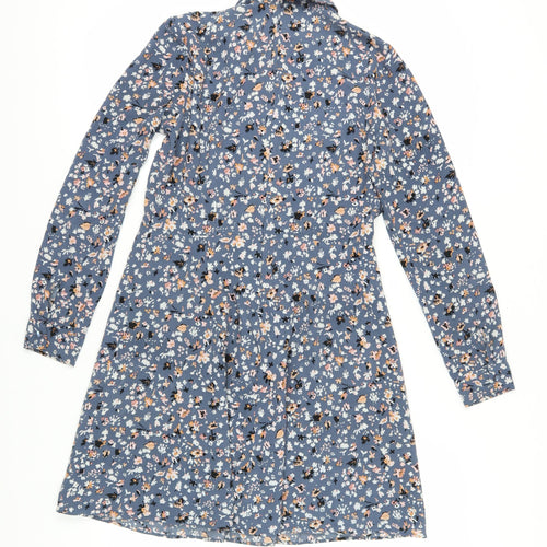 Marks and Spencer Women’s Blue Floral Shirt Dress 12