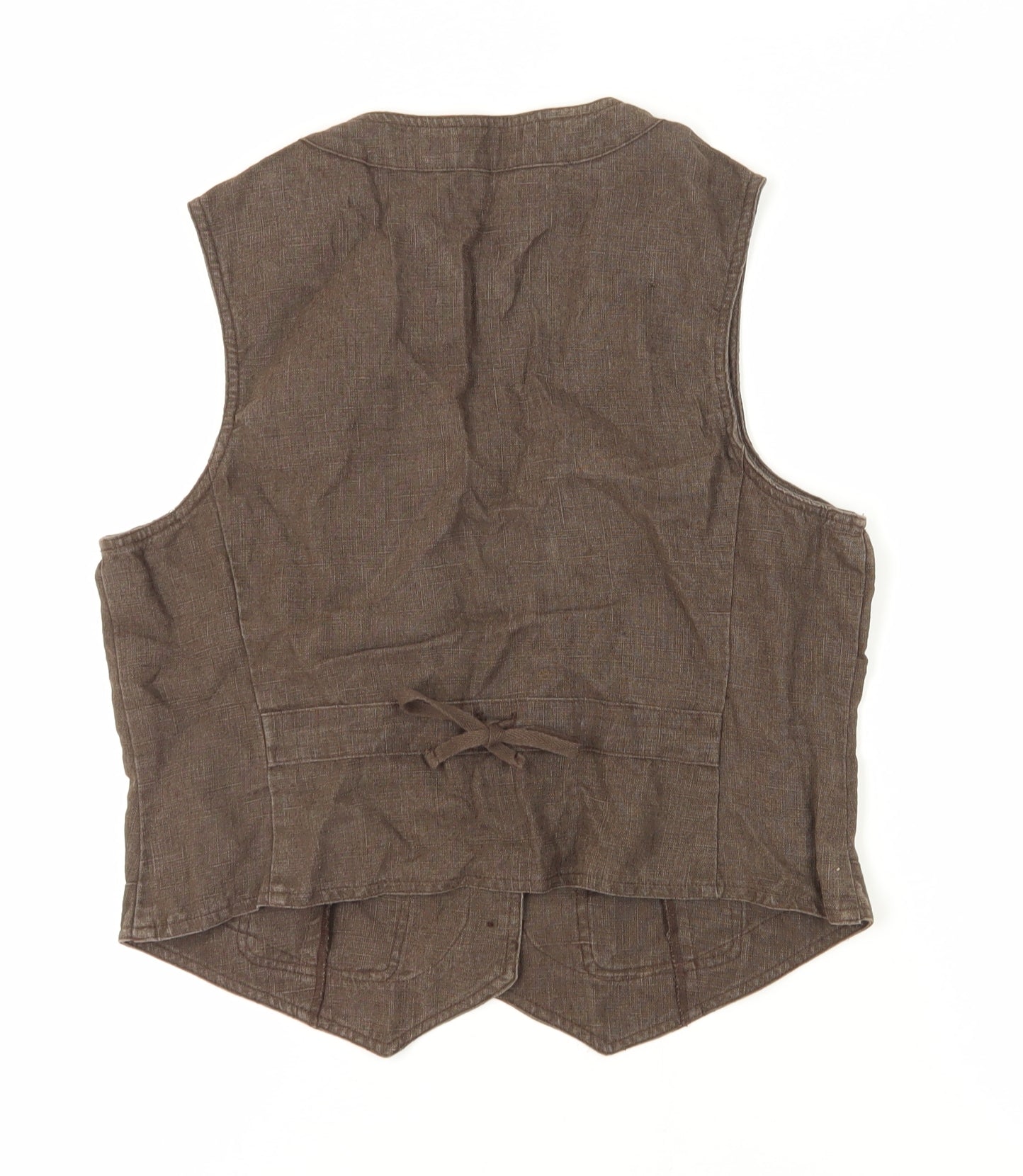 Principles Womens Brown Waistcoat Vest Size 14