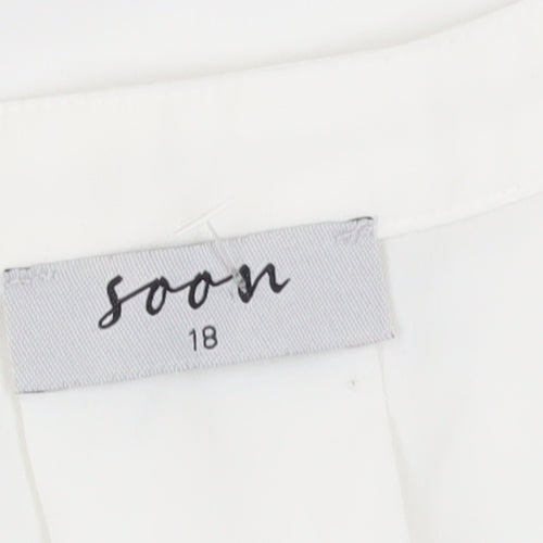 Soon Women's Ivory Blouse Size 18 Basic Lightweight