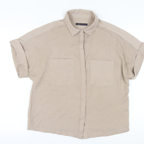 Marks and Spencer Beige Blouse, Size 12, Women's
