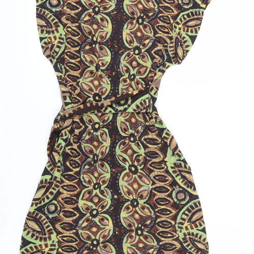 Again + Again Women Multicoloured Wrap Dress M