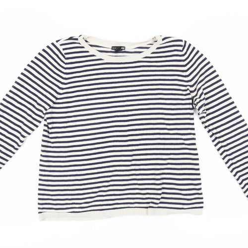 H&M Women Multicoloured Striped S Pullover Jumper