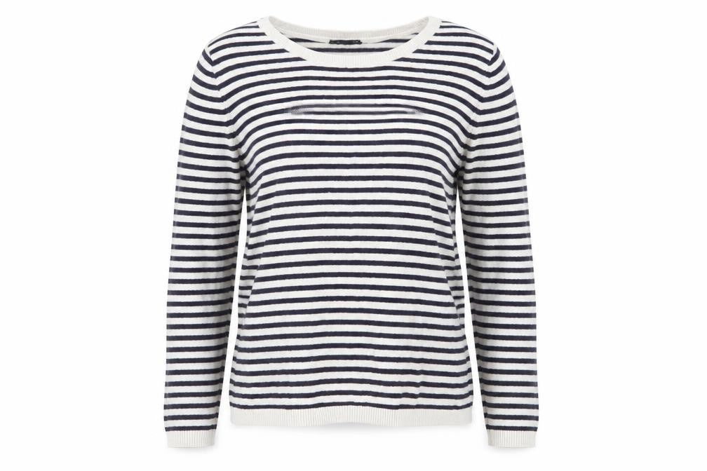 Front view of H&M Women Multicoloured Striped S jumper