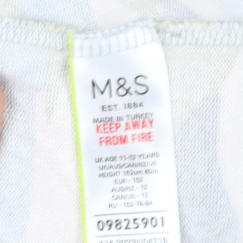 Marks and Spencer Girls Camouflage Sweatshirt 11-12 Pullover