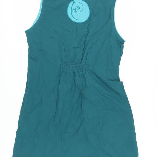 Coline Women's Blue XL Sleeveless Shift Dress