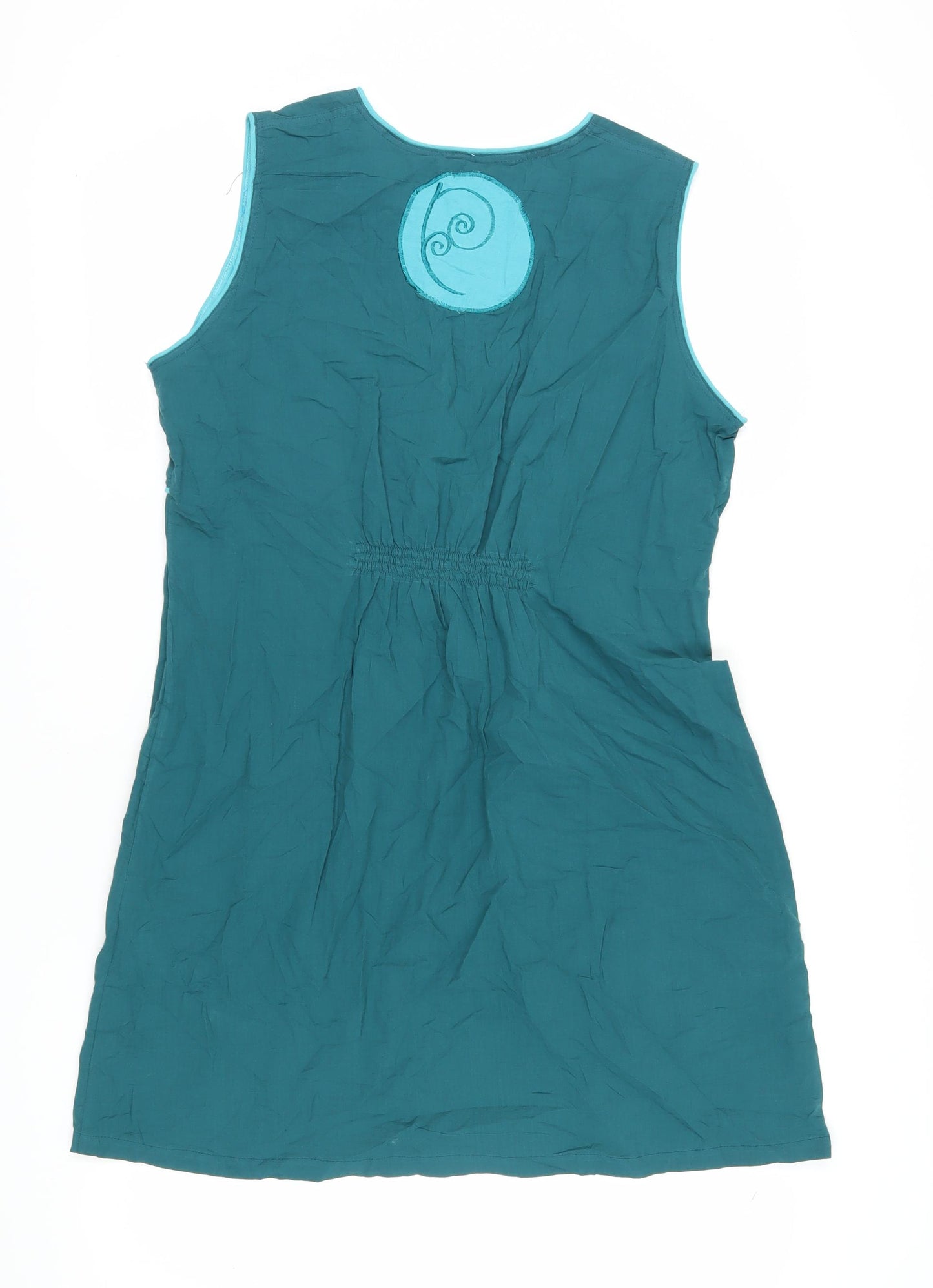 Coline Women's Blue XL Sleeveless Shift Dress