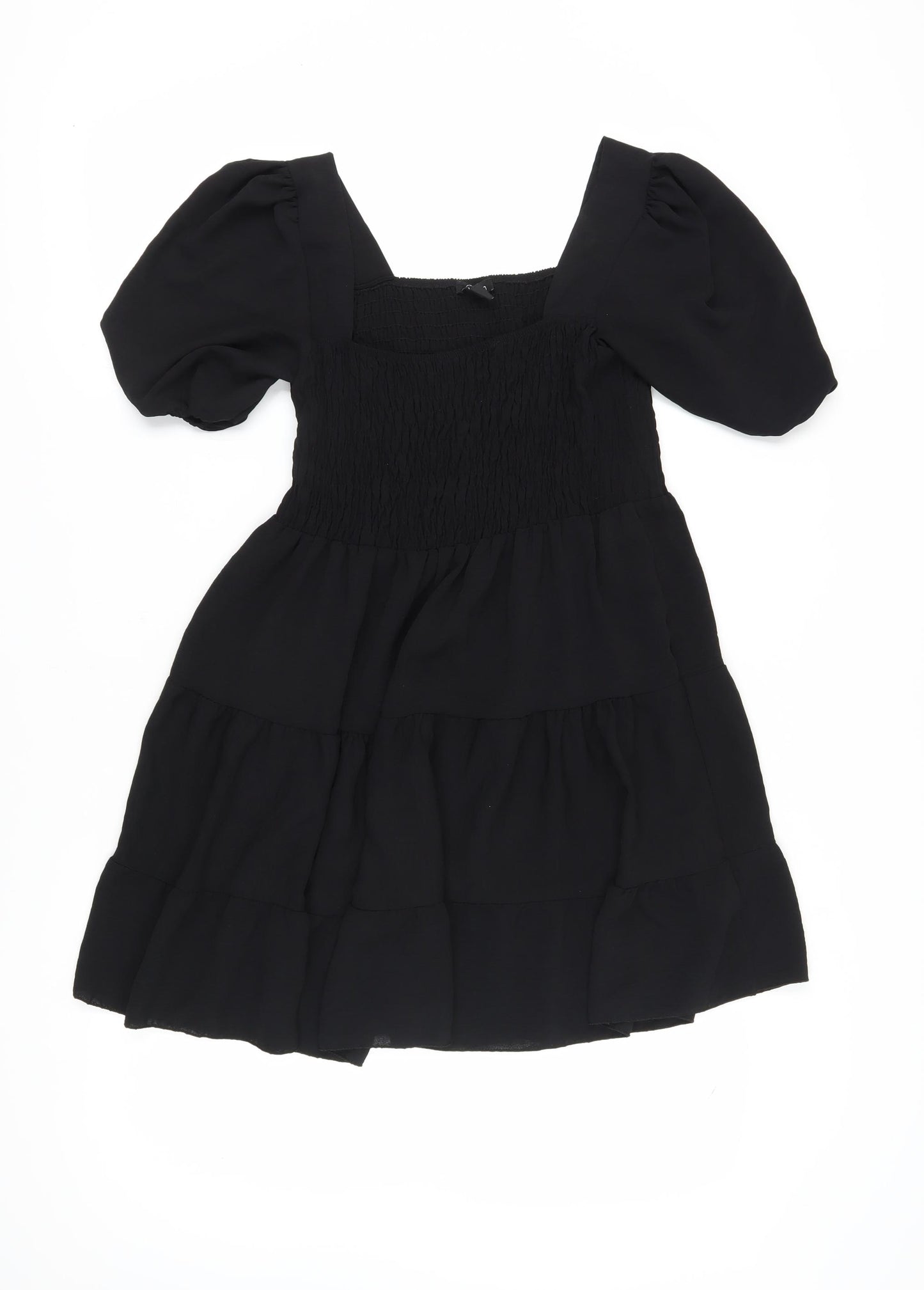 boohoo Women's Black A-Line Dress Size 12