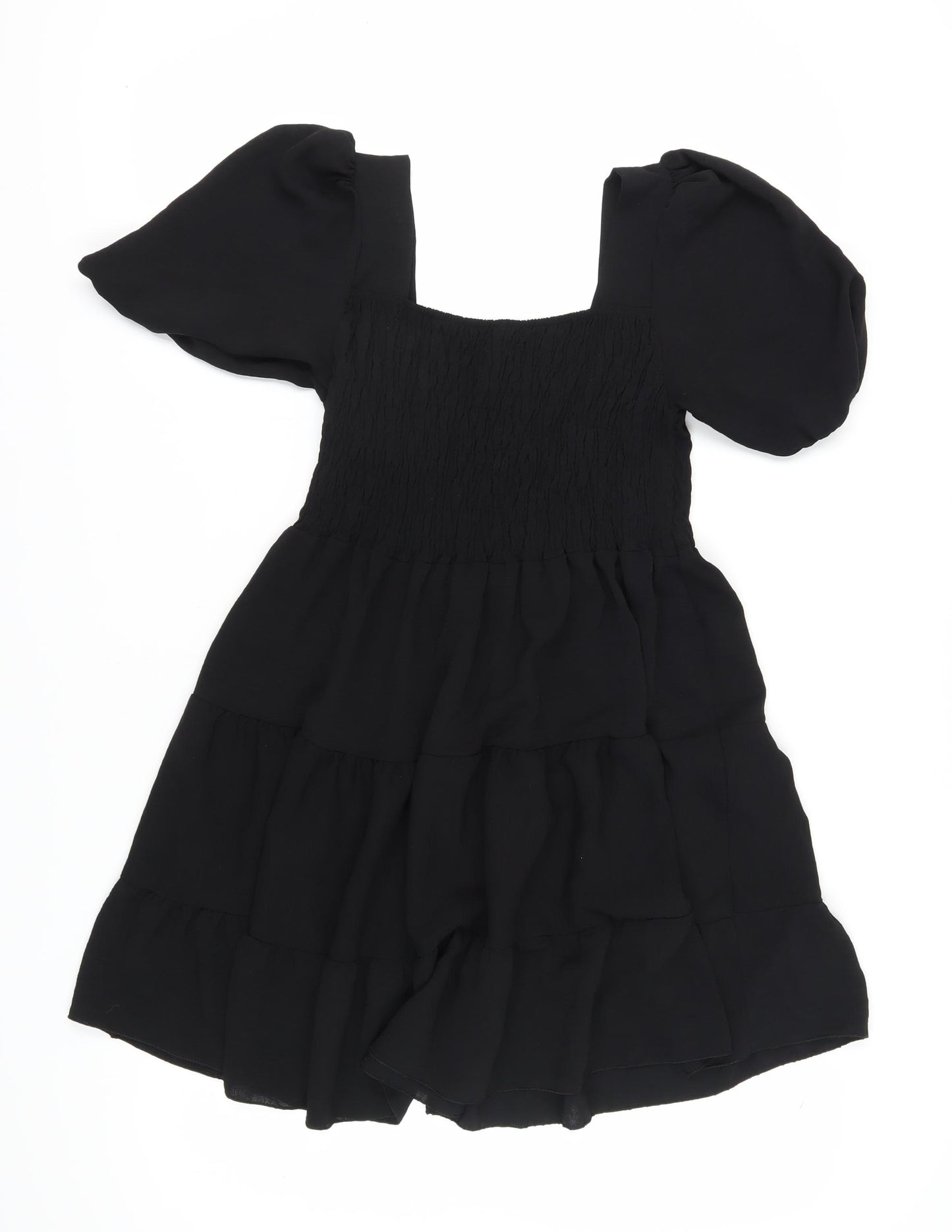 boohoo Women's Black A-Line Dress Size 12