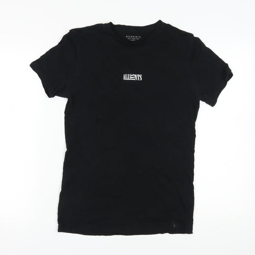 AllSaints Men's Black Slim Fit T-Shirt S