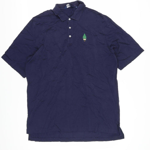 Ralph Lauren Men's Blue XL Polo Shirt Golf Style