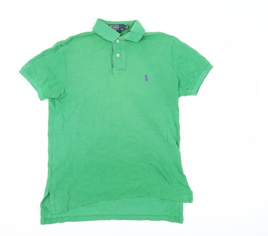 Polo Ralph Lauren Green Men's S Cotton Polo Shirt