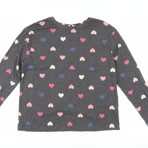 Marks and Spencer Women's Grey Long Sleeve T-Shirt