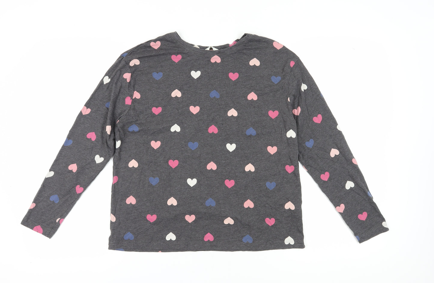 Marks and Spencer Women's Grey Long Sleeve T-Shirt