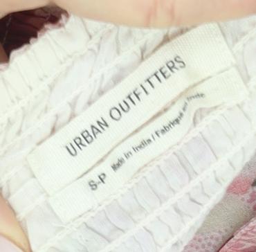 Urban Outfitters Women's Pink Floral Slip Dress S