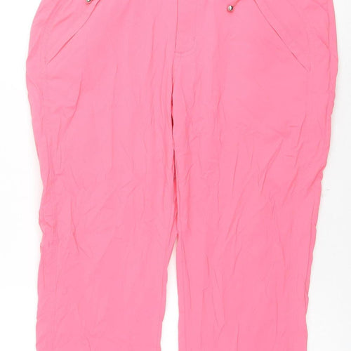 Röhnisch Women's Pink Capri Trousers Size 12