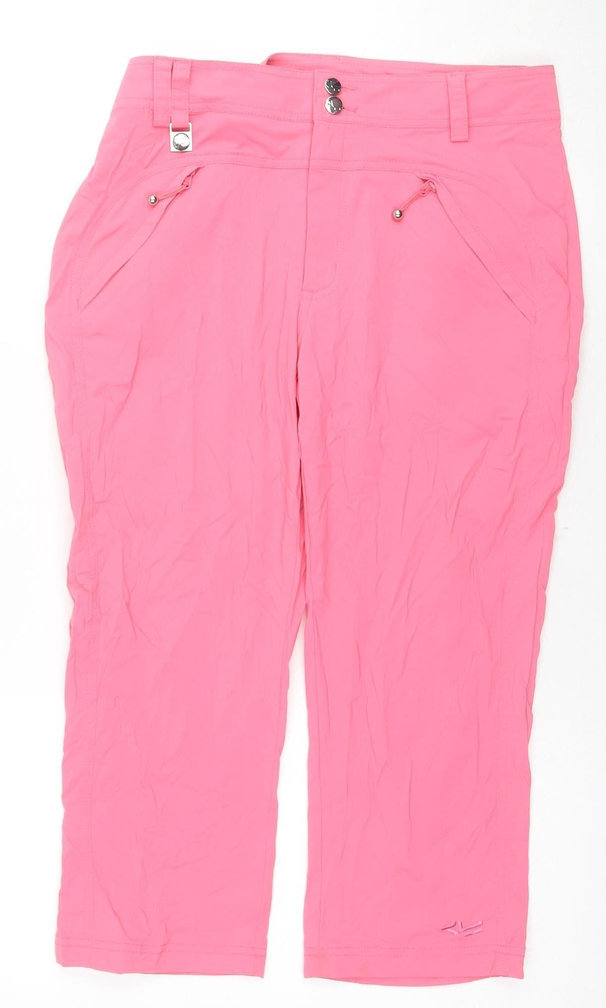 Röhnisch Women's Pink Capri Trousers Size 12