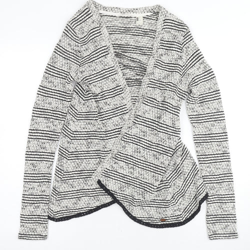 O'Neill Women's Black Striped Cardigan M