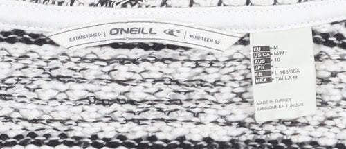 O'Neill Women's Black Striped Cardigan M