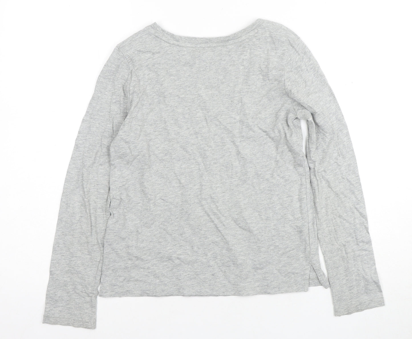 Gap Boys Grey Long Sleeve T-Shirt Size 10-11 Years