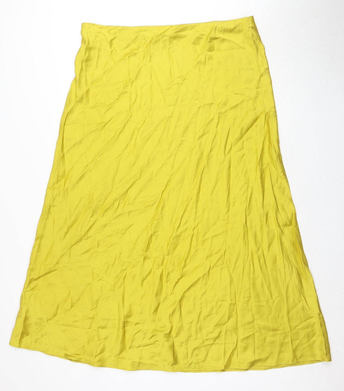 Marks and Spencer Women's Yellow Long Skirt