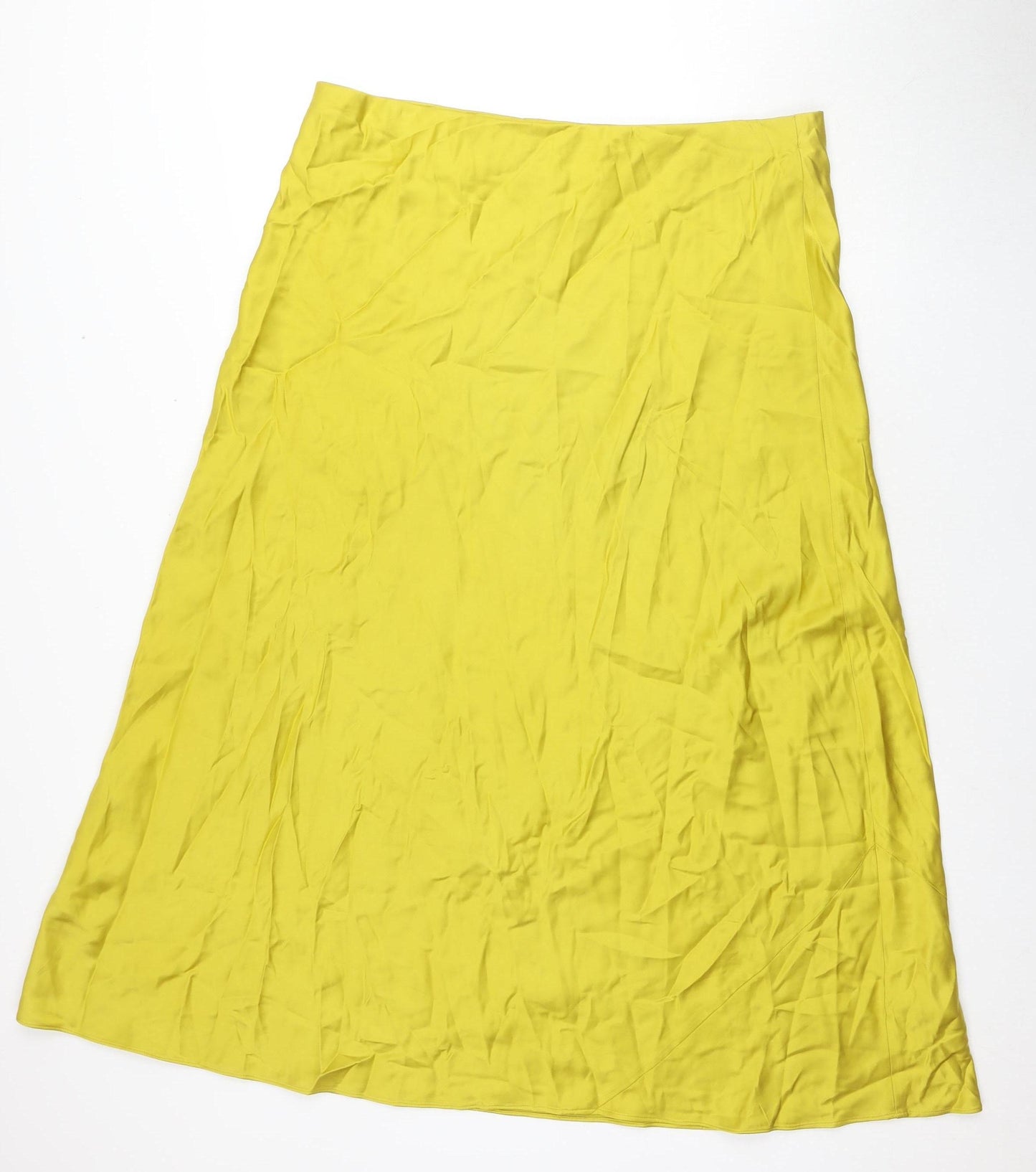 Marks and Spencer Women's Yellow Long Skirt