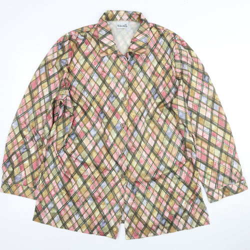 Karelia Women's Multicoloured Button-Up Shirt, Size 14