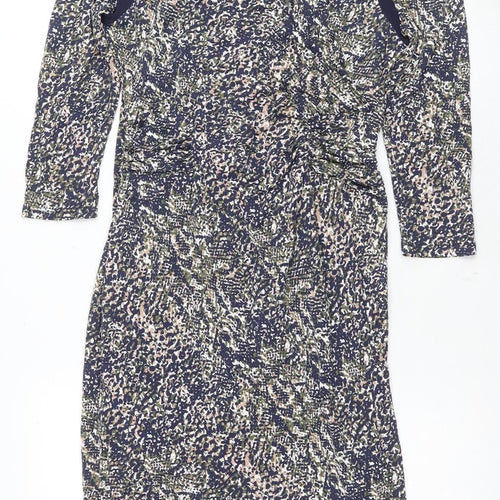 Marks and Spencer Women's Multicoloured Sheath Dress Size 12