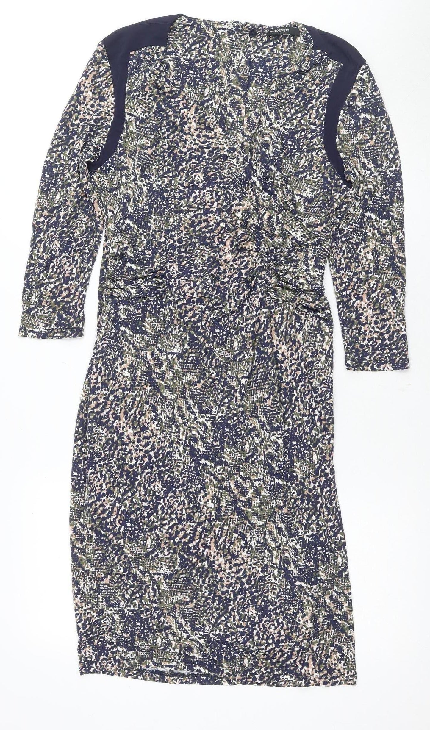 Marks and Spencer Women's Multicoloured Sheath Dress Size 12
