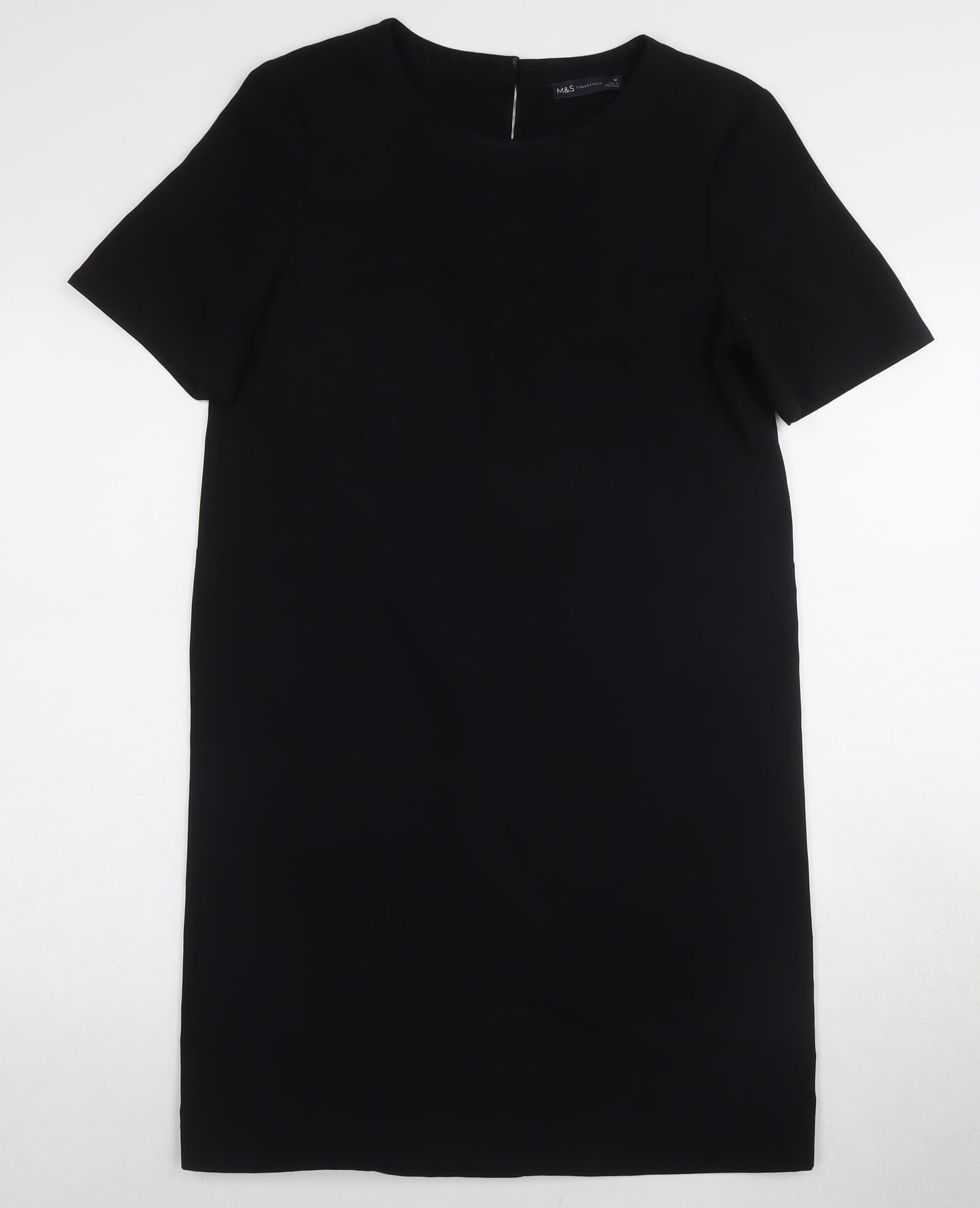 Marks and Spencer Women's Black Shift Dress Size 10