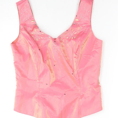 Joella D'Maree Women's Pink Sleeveless Tank Top