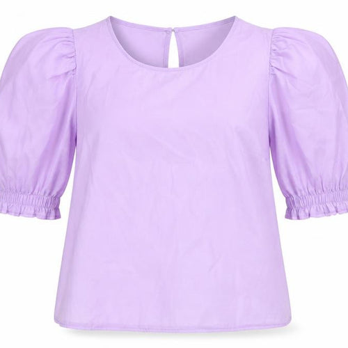 H&M Women’s Purple Puff Sleeve Blouse Size 4