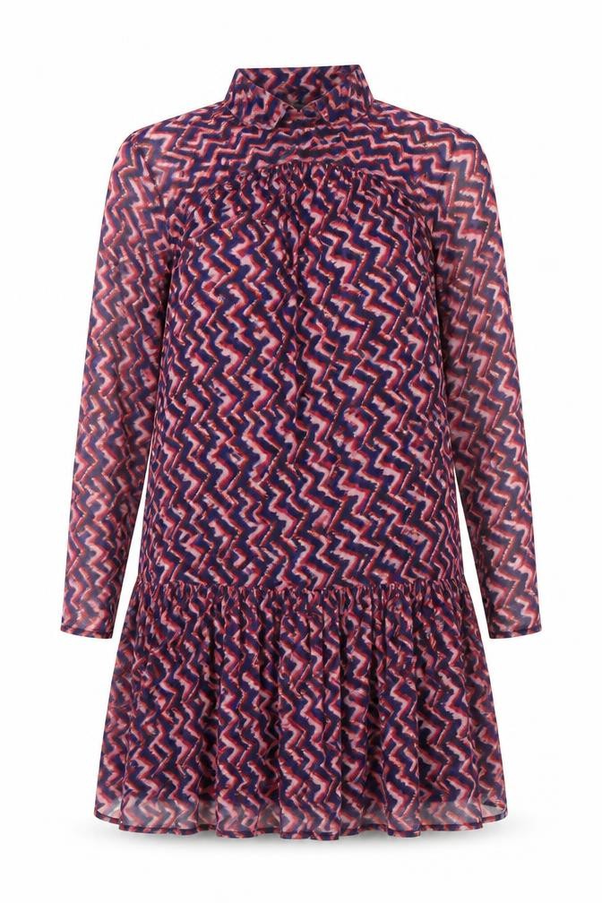 Front view of Phase Eight Women’s Multicoloured Geometric Shift Dress