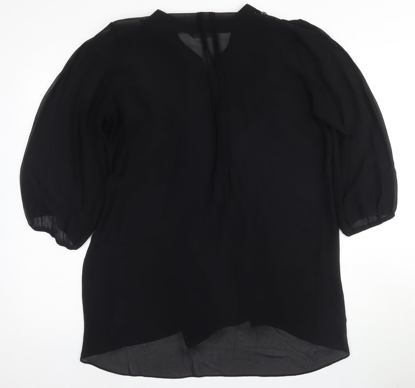 M&S Collection Women’s Black Sequined Blouse XL