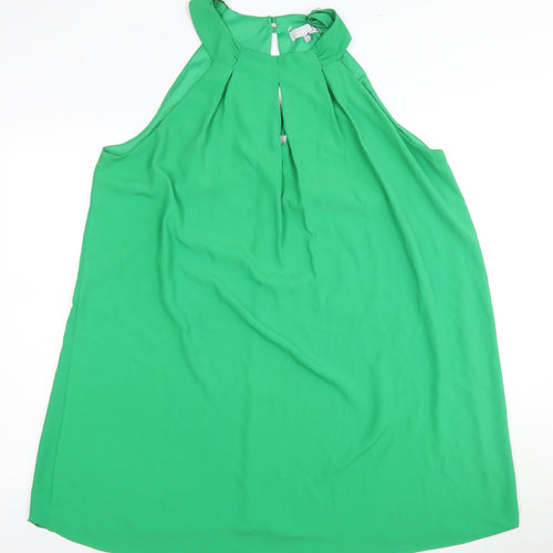 Red Herring Women's Green Sleeveless Swing Dress