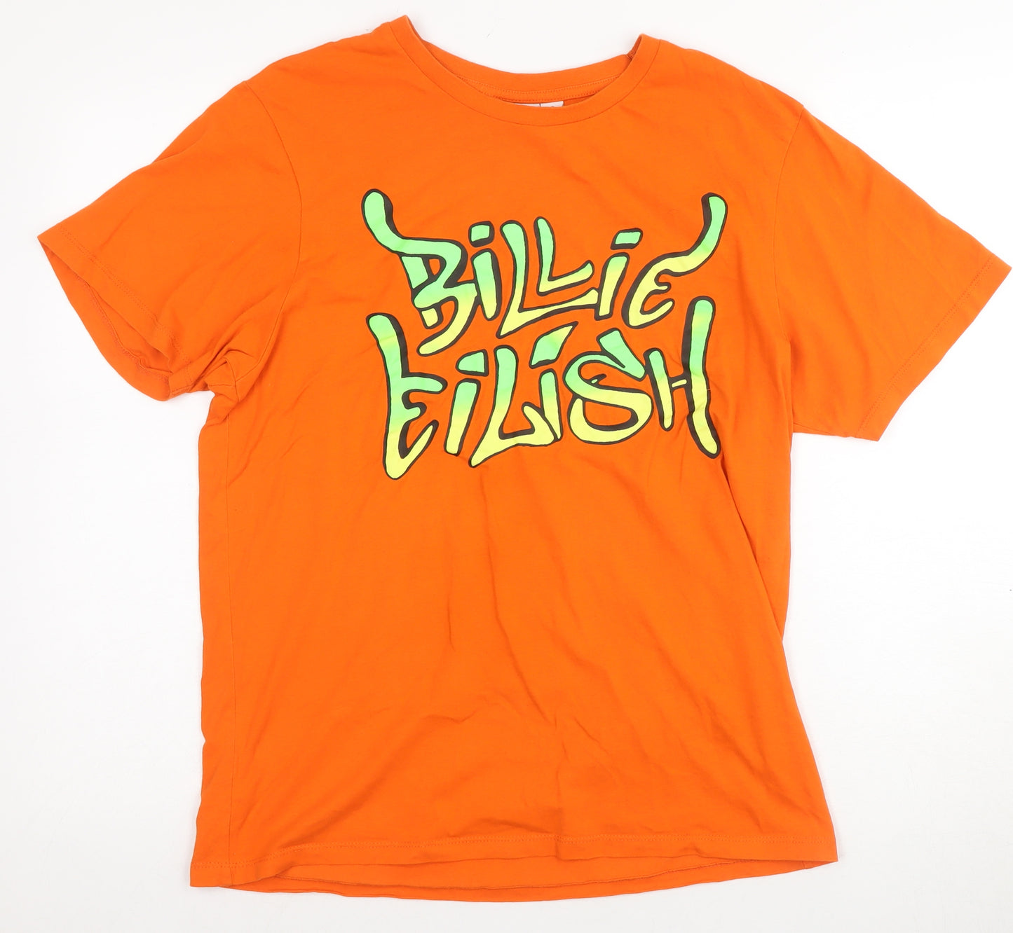 Orange Billie Eilish Unisex T-Shirt S Graphic Music Style