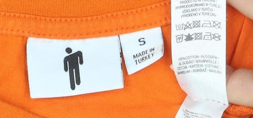 Orange Billie Eilish Unisex T-Shirt S Graphic Music Style