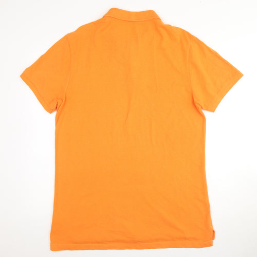 Gap Men's Orange Slim Fit Polo Shirt L